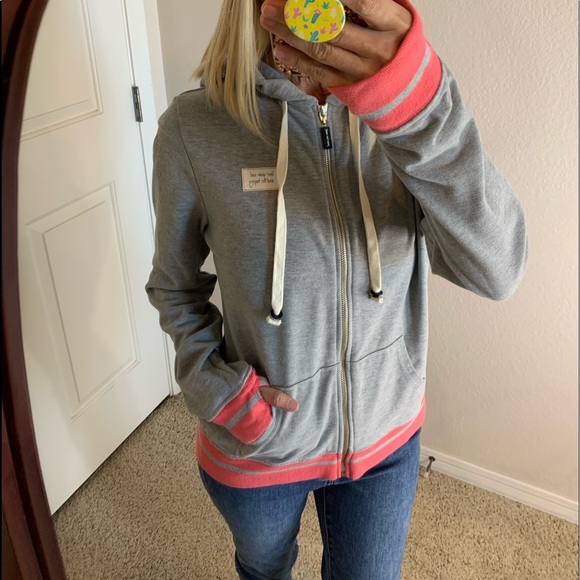 *SOLD* Peace Love World Hooded Jacket - Picture 13 of 13